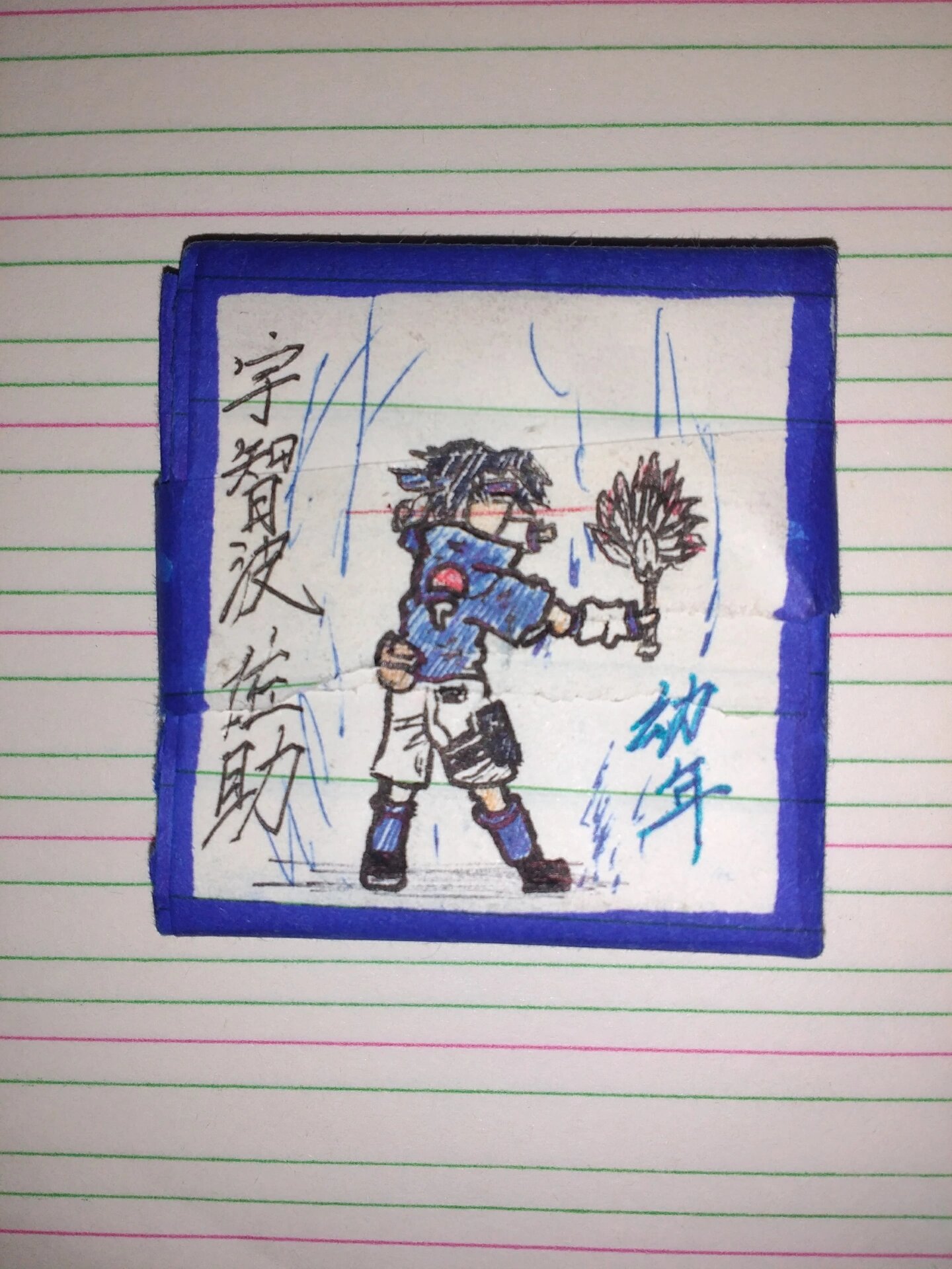 翻纸火柴人火影忍者教程(火柴人手翻画教程 火影忍者)