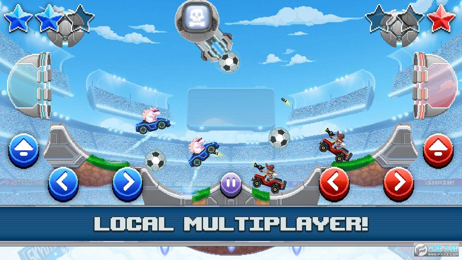 钻头赛车破解版(无限金币钻石撞头赛车)