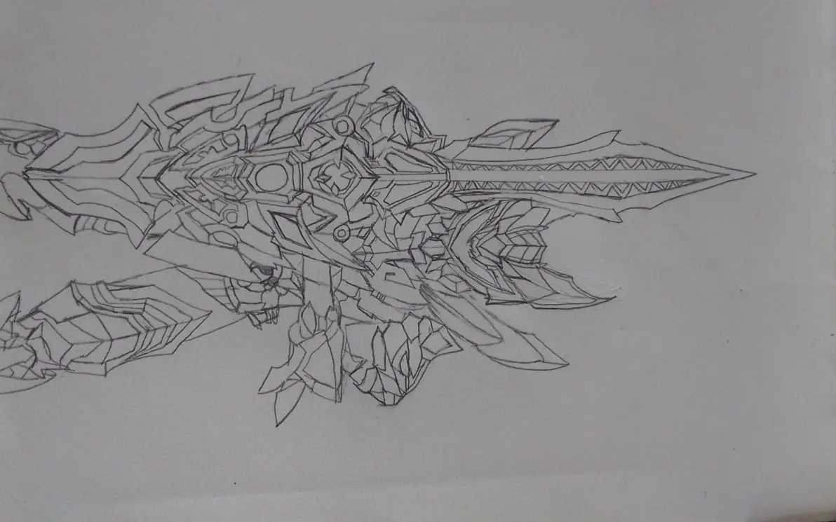 用铅笔画铠甲勇士(铠甲勇士铅笔画素描)