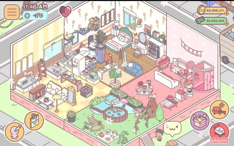 装修浪漫梦幻家居小游戏()