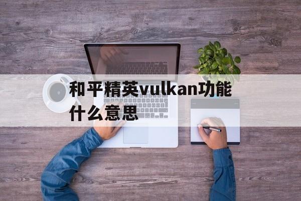 和平精英vulkan功能什么意思(和平精英vulkan打开后怎么不见了)